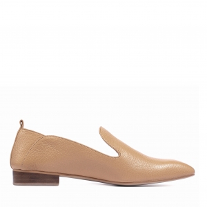 Slip-ons Heidi beige leather