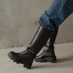 Gosh boots black leather photo - 5