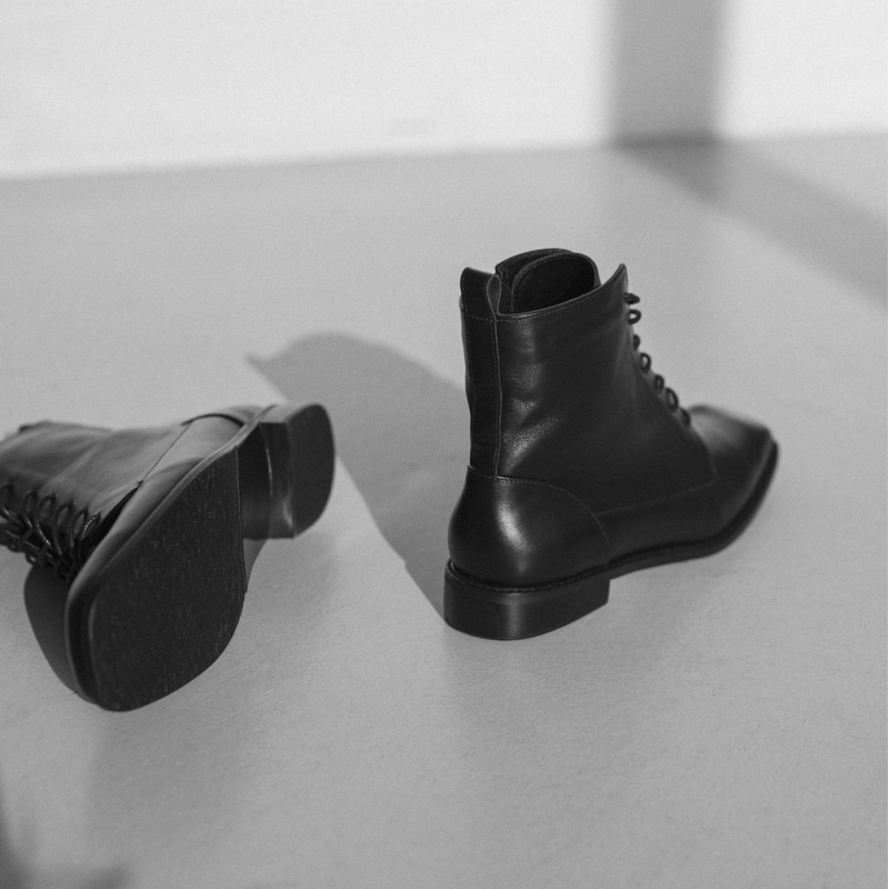Ботинки Ruth кожаные черные photo - 1