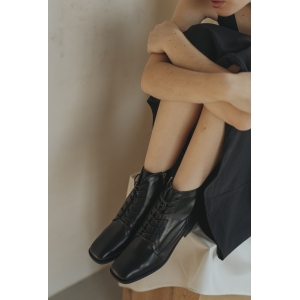 Ботинки Ruth кожаные черные photo - 5