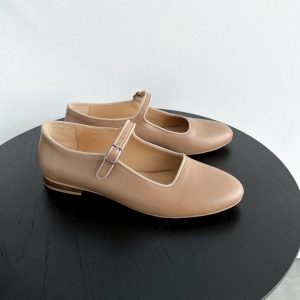 ballet flats Jul beige leather фото-2