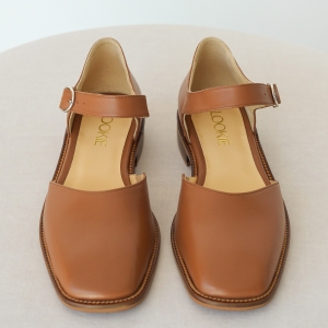 Ginny Caramel leather loafers фото-2