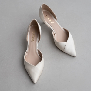 Sale Manu pumps ivory satin фото-2