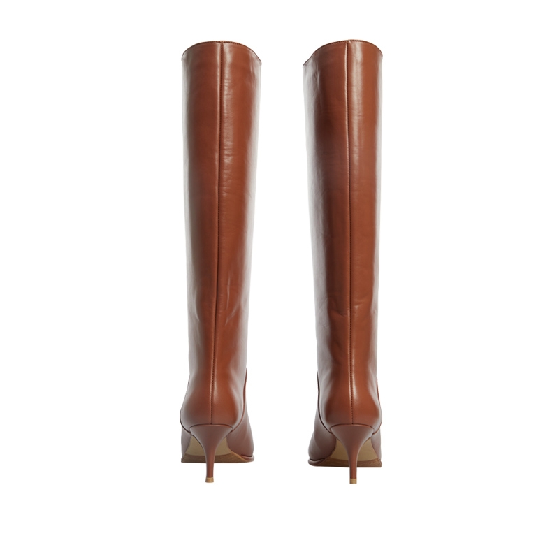 Boots Michelle Caramel Leather photo - 4