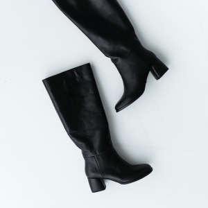 Boots Nora leather black... фото-2