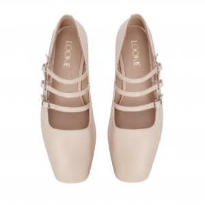 Barbara beige patent...