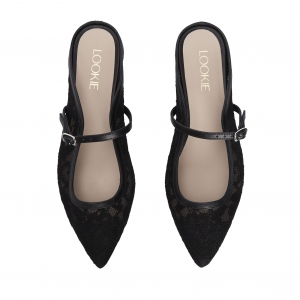 Sale Flat mules Noa Lace black фото-2