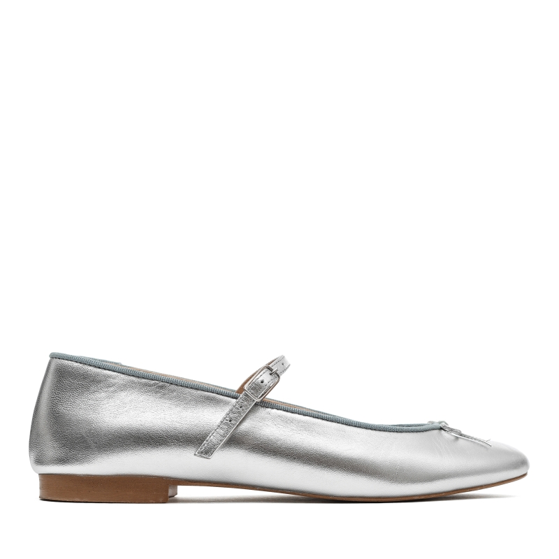 Ballet flats Kendall silver... photo - 1