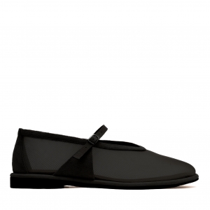 Ballet shoes Nino black mesh