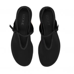 Ballet shoes Nino black mesh photo - 2