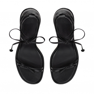 Ellin sandals black leather photo - 7