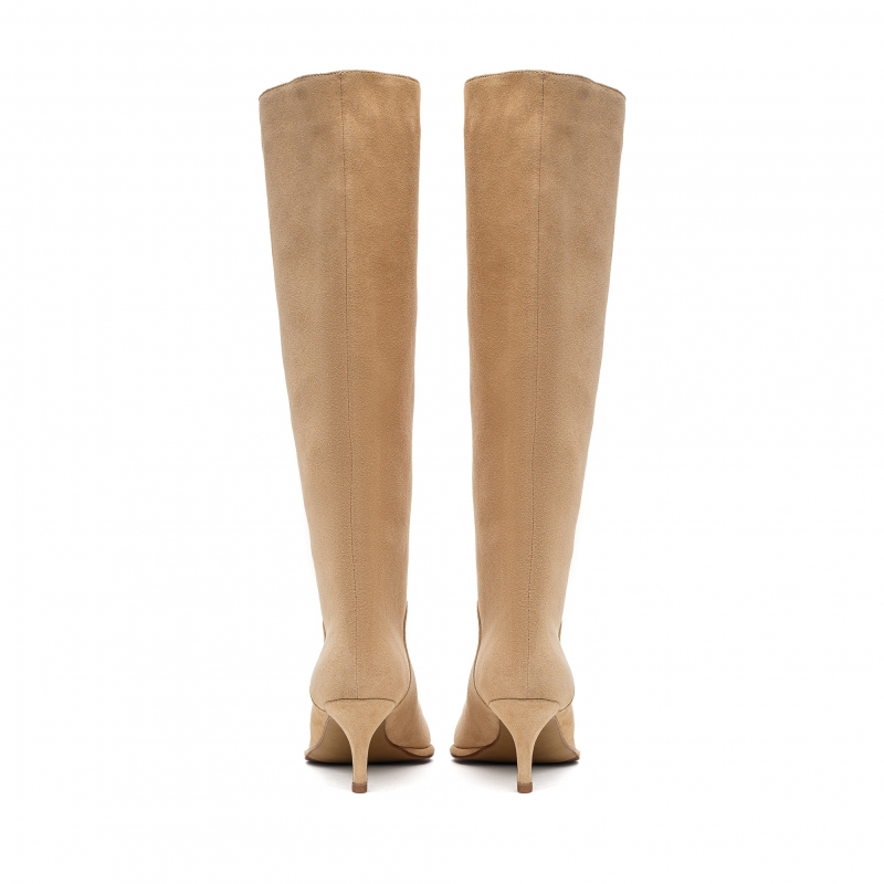 Boots Michelle Beige Suede photo - 3