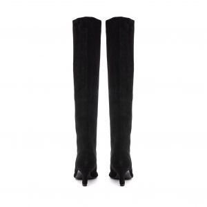 High boots Tracy black suede photo - 9