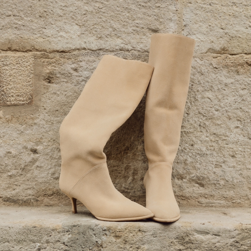 Boots Michelle Beige Suede photo - 6