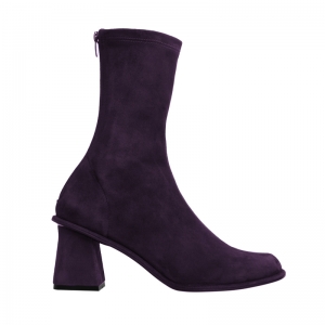 Valerie burgundi ankle boots