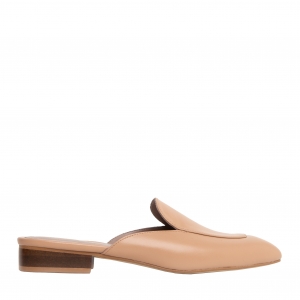 Bible mules beige leather фото-2