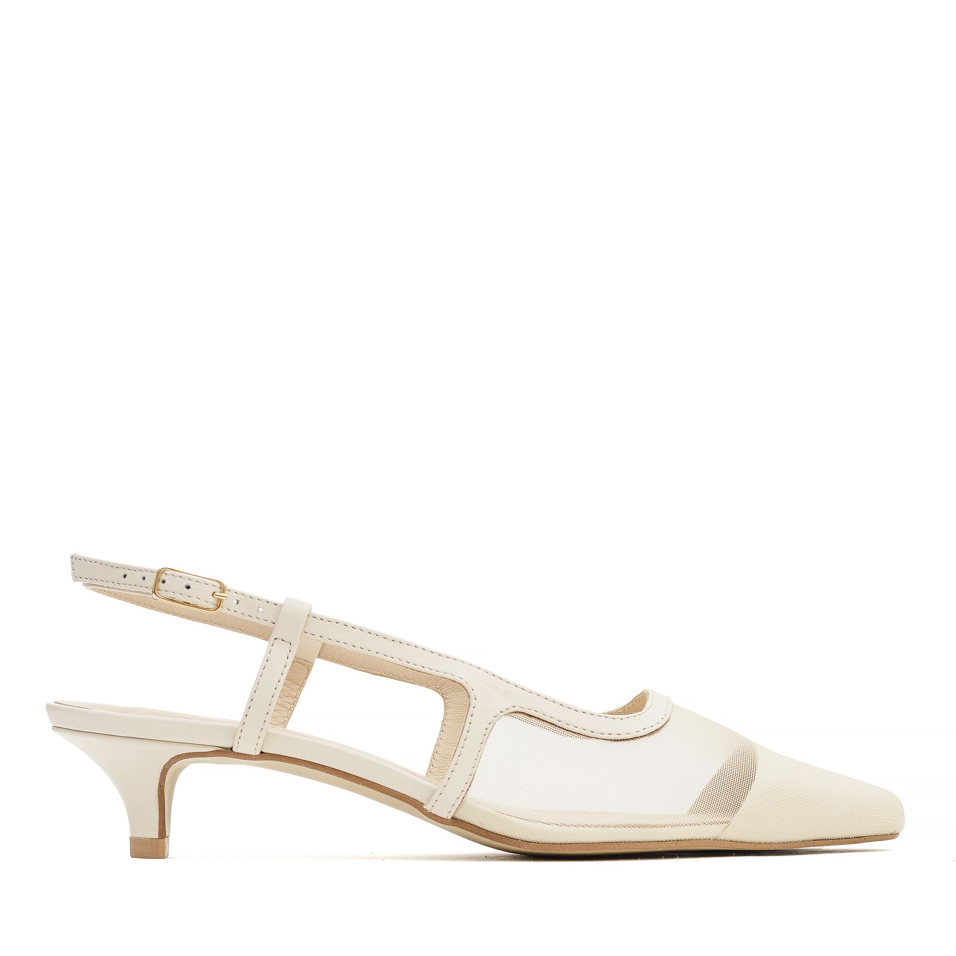 Bianca mesh slingbacks