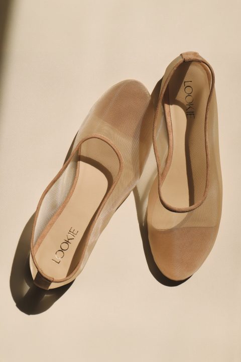 Mariyka mesh ballet flats