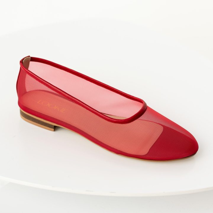 Mariyka mesh ballet flats