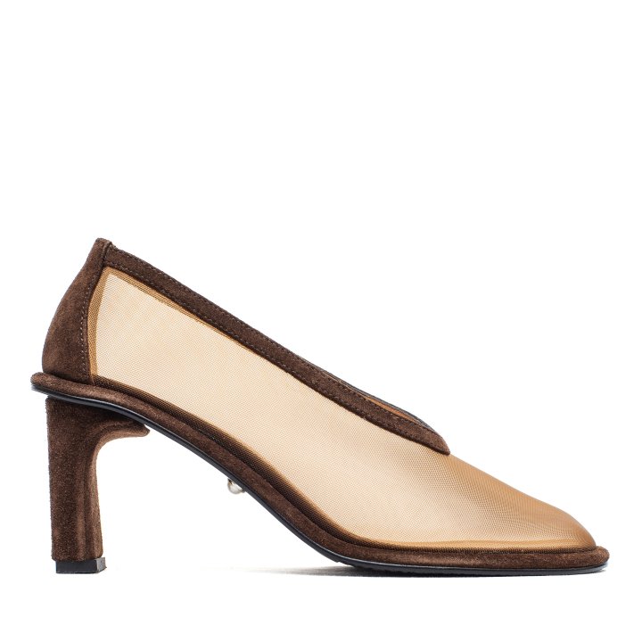 Ingrid shoes in transparent mesh